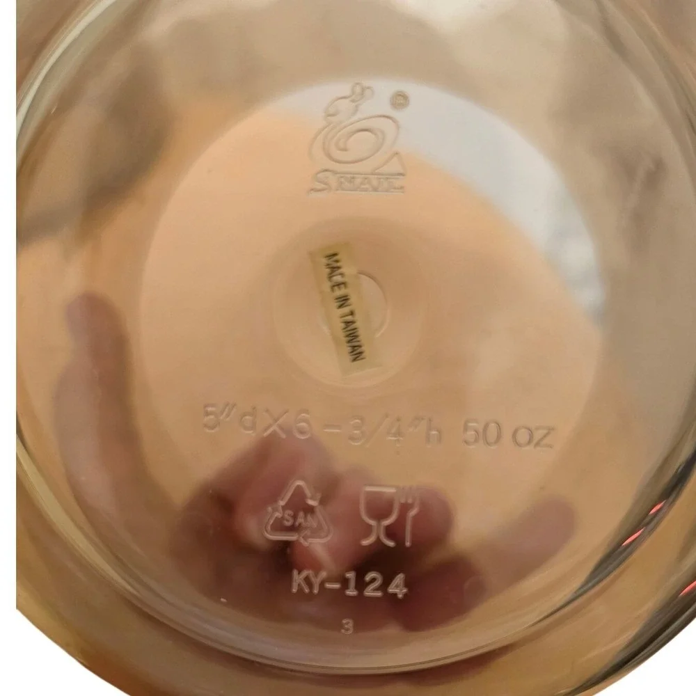 Snail Airtight Canister Set 3pc Smoky Brown Vacuum Seal Storage KY-114 124 135